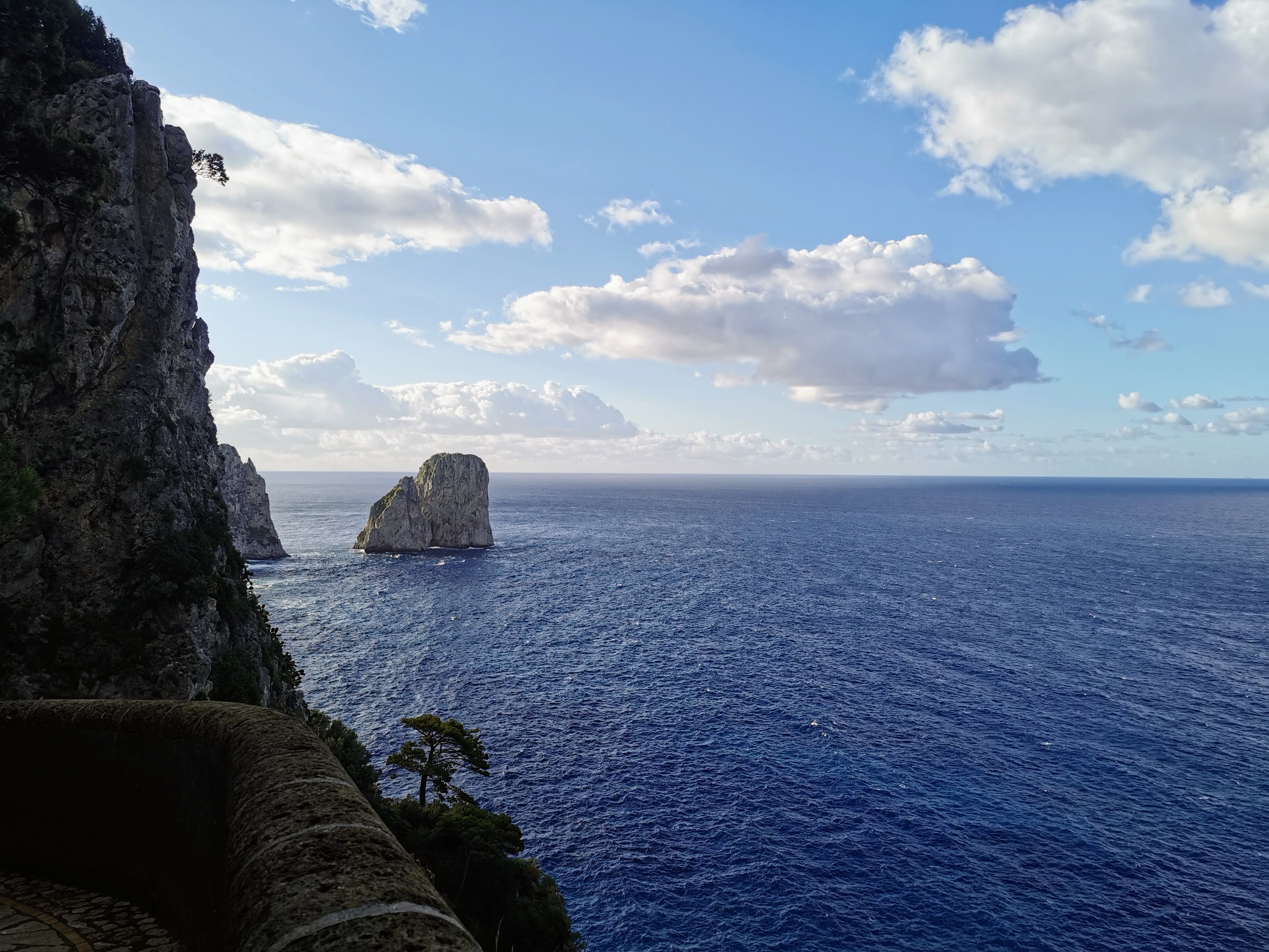 Authentic Capri Faraglioni and Mediterranean Sea
